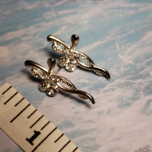 Two-pack pairs  Earrings Owl/Cross - Picture 4 of 6